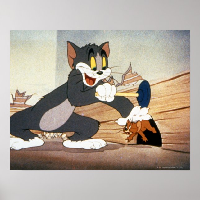 Póster Tome E Jerry Plunger (Frente)