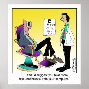 Póster Tome mais rupturas do computador