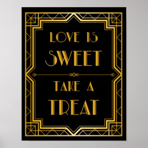 Poster Tome Um Sinal De Casamento De Tratamento   Gatsby 