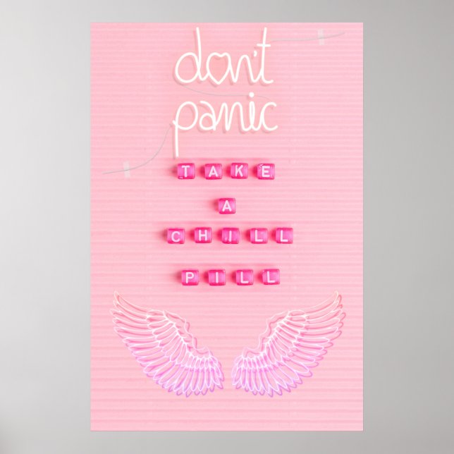 Poster Tome Uma Pílula De Calma (Frente)