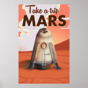 Póster Tome uma viagem ao cartaz das viagens vintage de