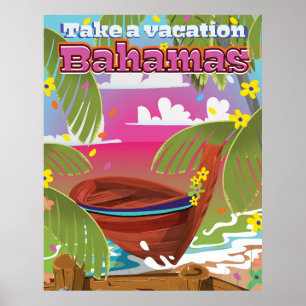 Póster Tome umas férias! Cópia do viagem dos desenhos