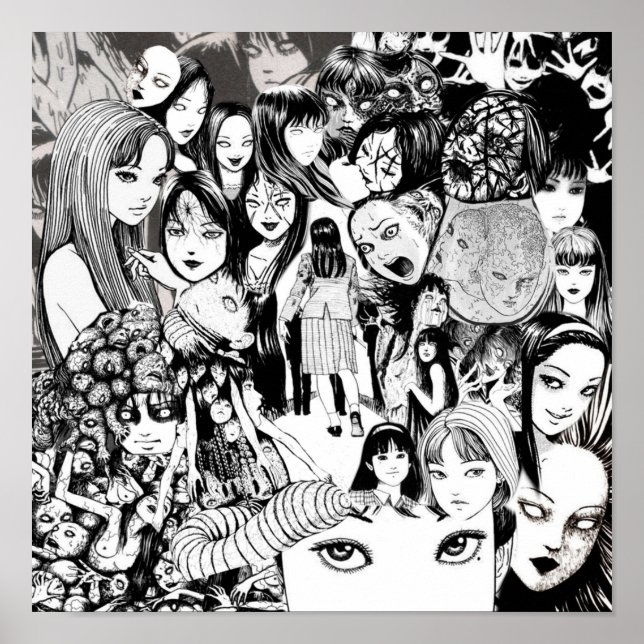 Poster Tomie Collage (Frente)