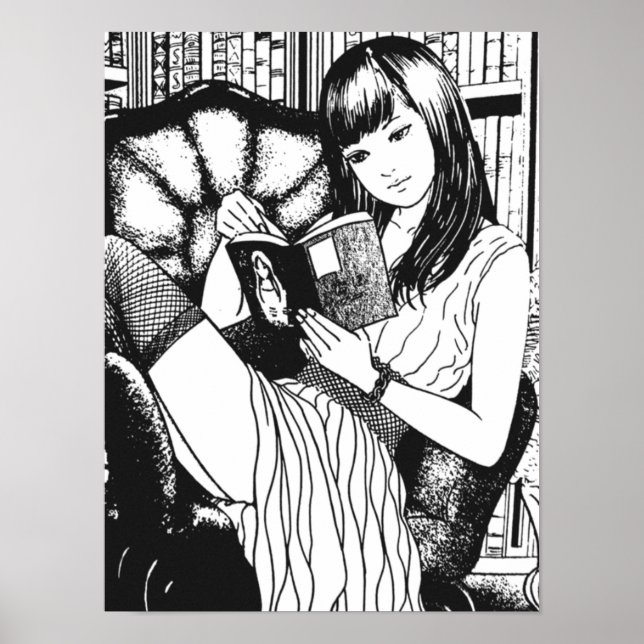 Poster Tomie Junji Ito Reading (Frente)