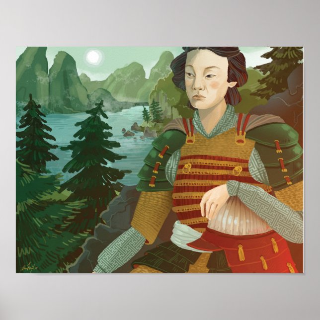 Póster Tomoe Gozen (Frente)