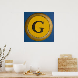 Poster Tonalidade de Sol