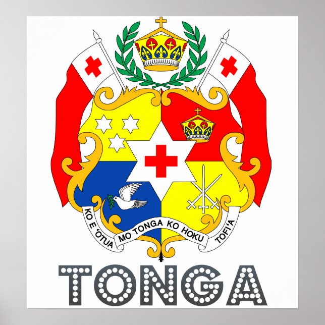 Póster Tonga Casaco de Braços (Frente)
