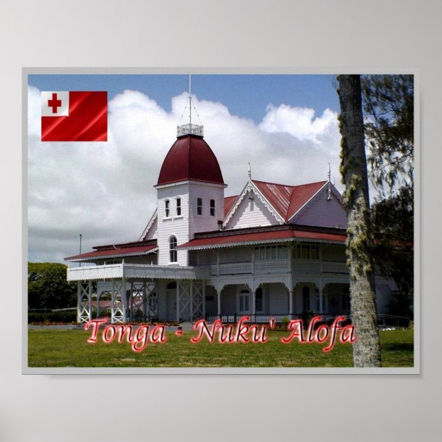 Poster Tonga - Palácio Real - (Frente)