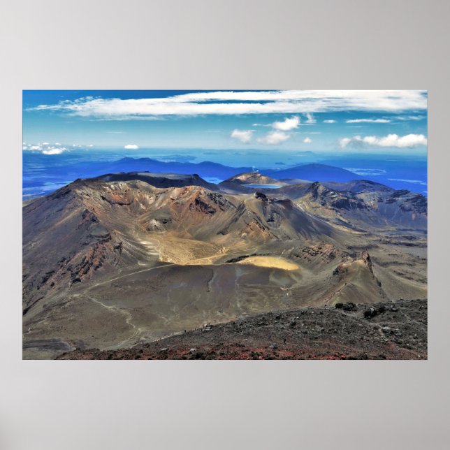Poster Tongariro alpino (Frente)