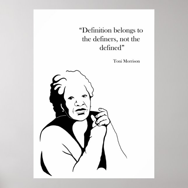 Poster Toni Morrison (Frente)