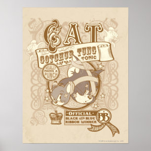 Poster Tónico de Gotchur Tung do gato de Tom