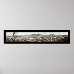 Poster Tonopah NV Foto Panorâmica 1913