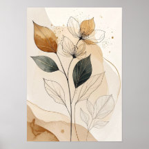 Tons Etéreos da Terra: Linha de Arte Botânica Mode