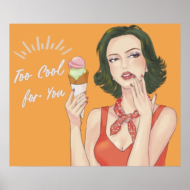 Poster Too Cool for You (Frente)