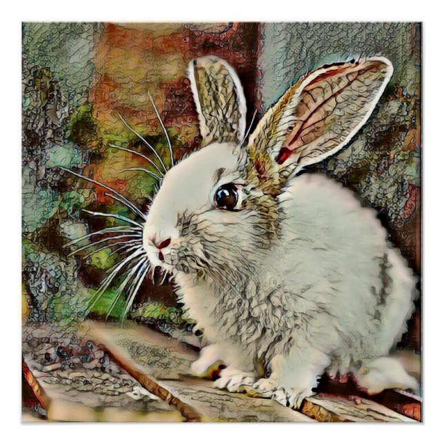 Póster toony bunny (Frente)