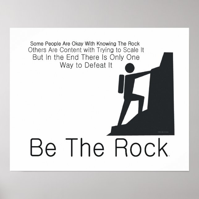 Póster TOP Be The Rock (Frente)