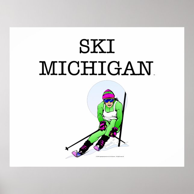 Poster TOP Ski Michigan (Frente)
