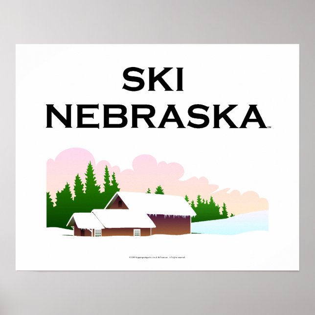 Poster TOP Ski Nebraska (Frente)