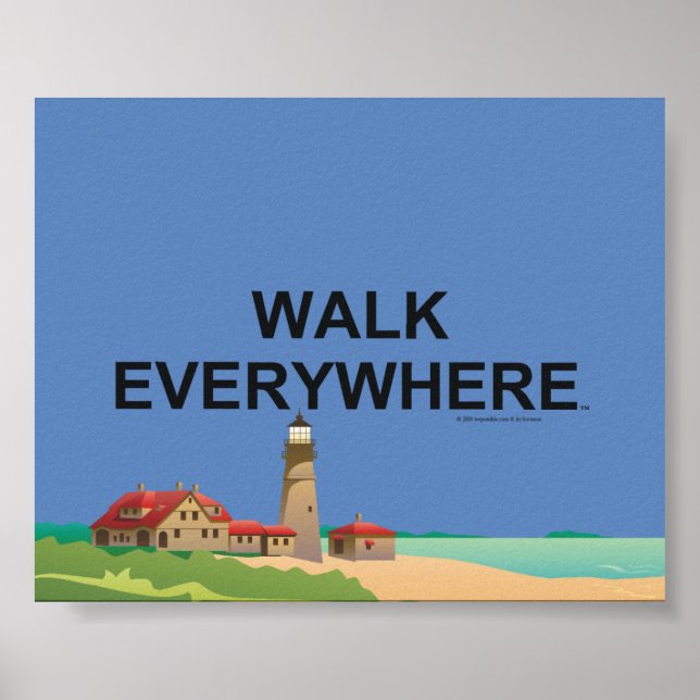 Poster TOP Walk em todo lugar (Frente)