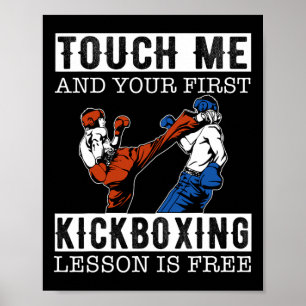 Poster Toque em Mim e Sua Primeira Aula de Kickboxing é G