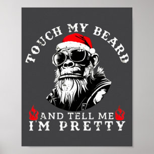 Poster Toque Minha Barba E Me Diga Que Eu Sou Um Natal Bo