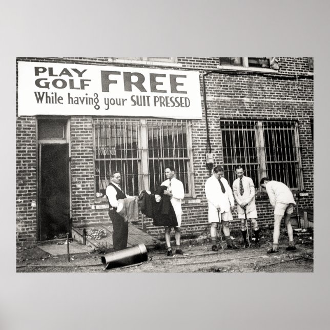 Póster Toque Sem Golfe (Enquanto Tem Seu Fato Preso) (Frente)