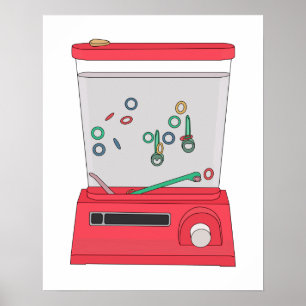 Poster Toques de Anel Água