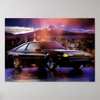 Poster Tóquio Celica