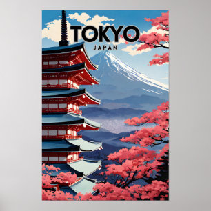 Poster Tóquio Japão - Nostalgia