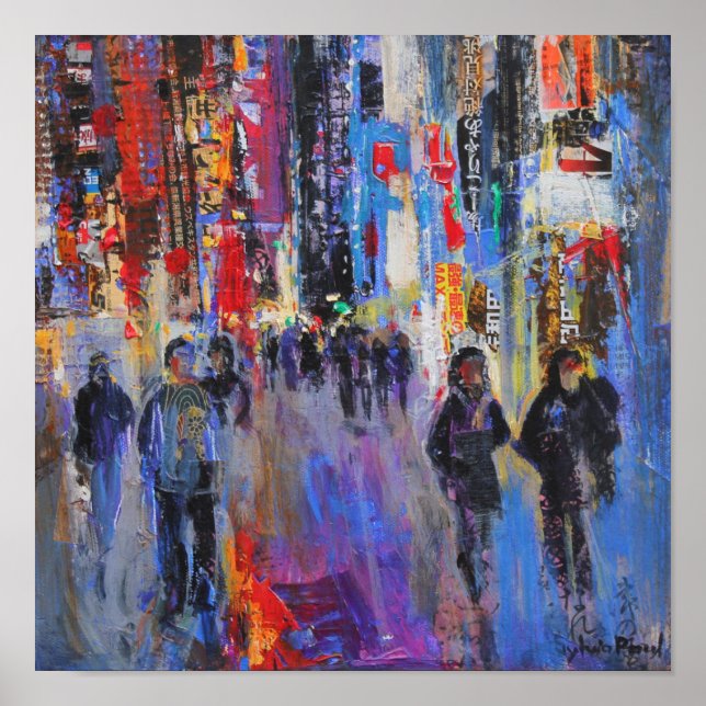 Póster Tóquio Noite (Frente)