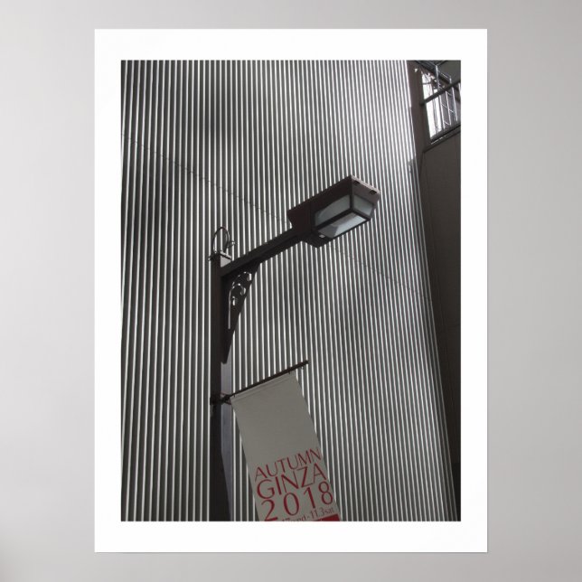 Poster Tóquio Streetlight: Ginza (Frente)