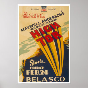 Poster Tor alto Maxwell Anderson WPA 1937