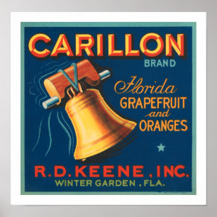 Poster Toranja de Florida da marca do carrilhão