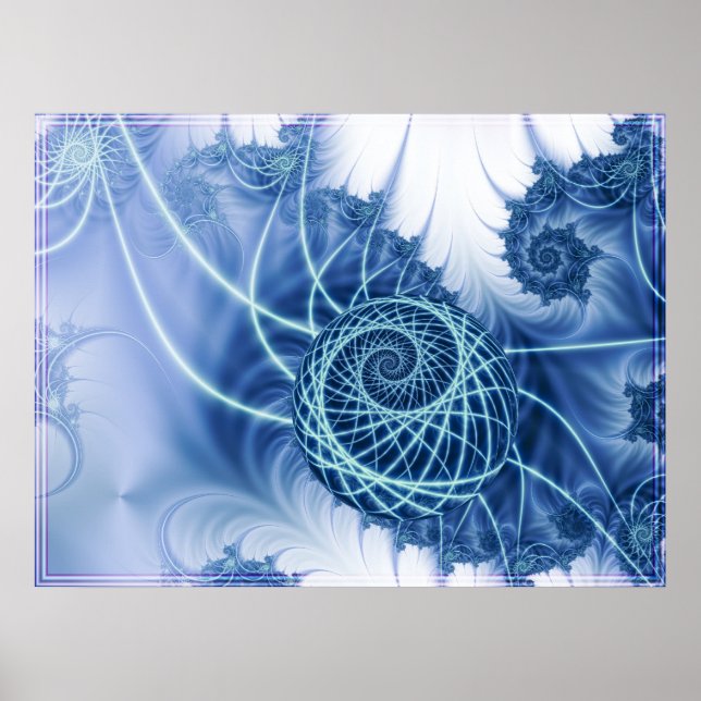 Póster Torção Azul (Frente)