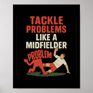 Poster Torcida de Futebol Engraçada Enfrenta Problemas Co