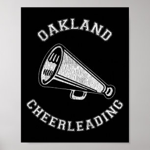 Poster Torcida de Oakland Angustiado Retro 90's Líder de