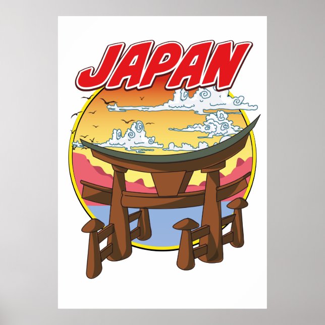 Poster Tori do Japão (Frente)