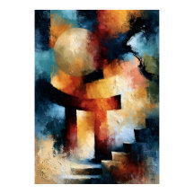Torii no Hikari Arte de Torii Japonês Abstrato