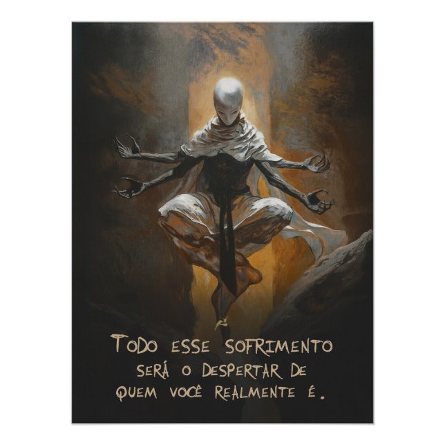 Póster Tormenta (com frase) (Frente)