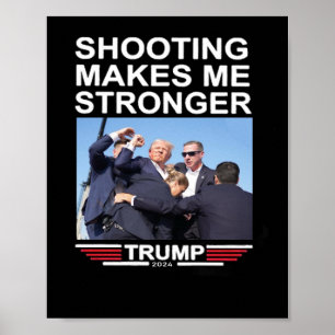 Poster Torna-Me Mais Forte A Camisa Trump 2024
