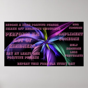 Poster Torna-se uma pessoa mais positiva