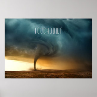 Póster Tornado Touchdown