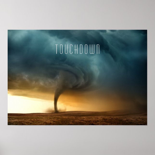 Póster Tornado Touchdown (Frente)