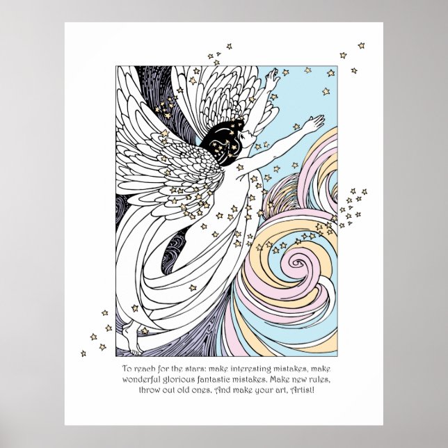 Póster Tornar Anjo de Arte (Frente)