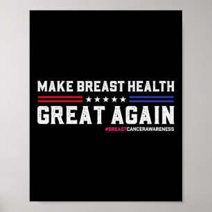 Poster Tornar O Excelente De Saúde Da Mama Novamente Engr