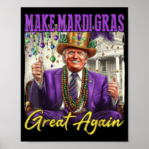 Poster Tornar o Excelente Mardi Gras novamente