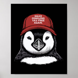 Poster Tornar O Pinguim Isento De Imposto Novamente - Res