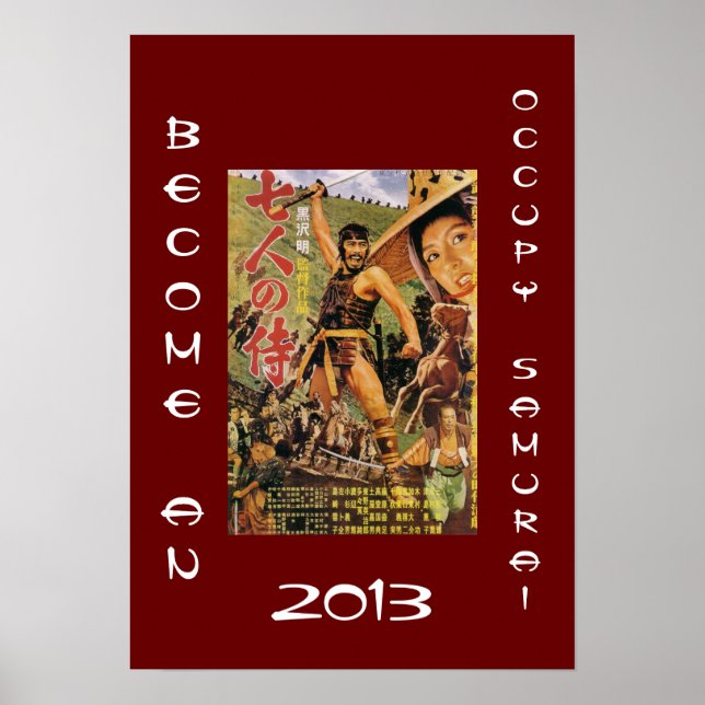 PÓSTER TORNAR-SE E OCUPAR SAMURAI 2013 (Frente)