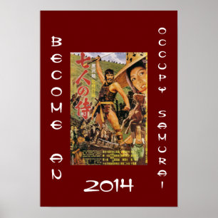 POSTER TORNAR-SE E OCUPAR SAMURAI 2014