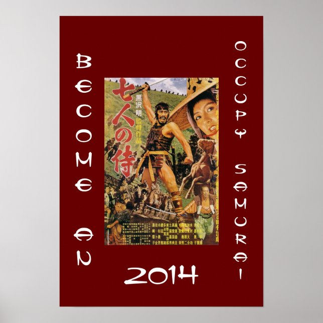 POSTER TORNAR-SE E OCUPAR SAMURAI 2014 (Frente)